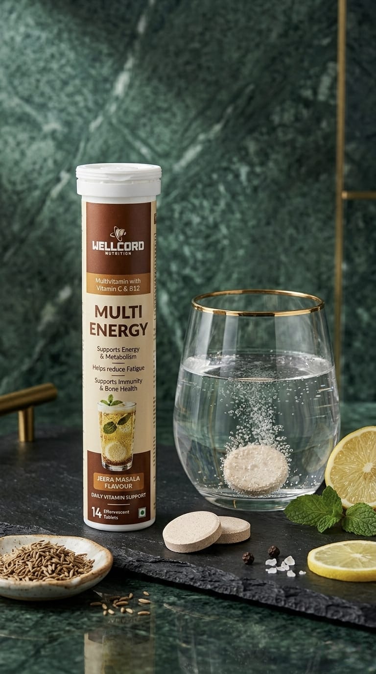 Wellcord Effervescent Tablet Jeera Masala - HSN CODE-21069099